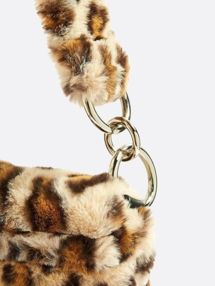 Sac fourrure léopard